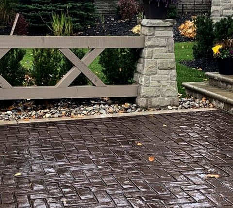 backyard wine color interlock