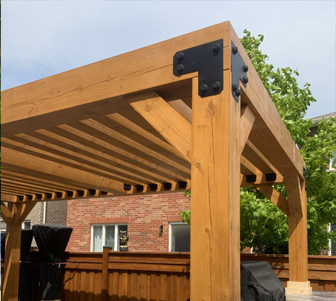 wooden strong structure