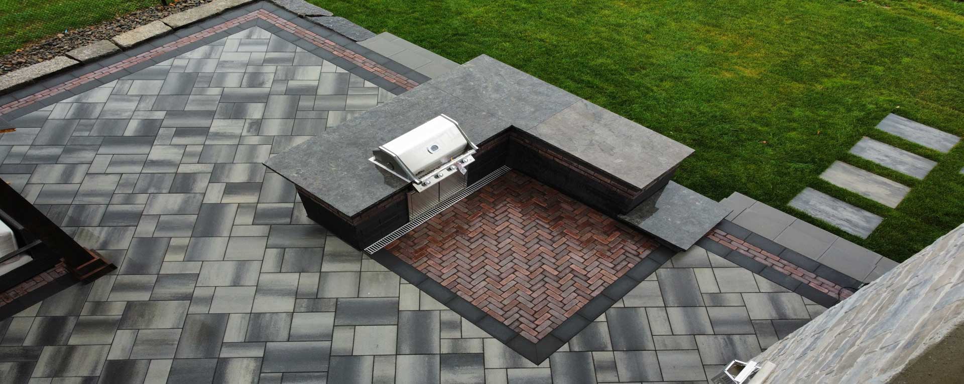 backyard greyinterlock project