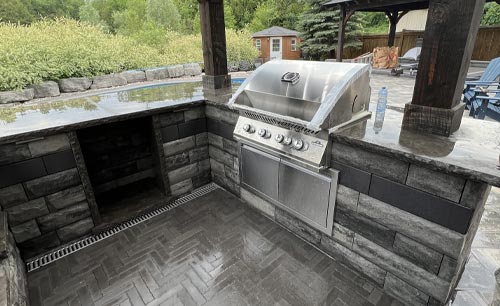 outdoor kitchens